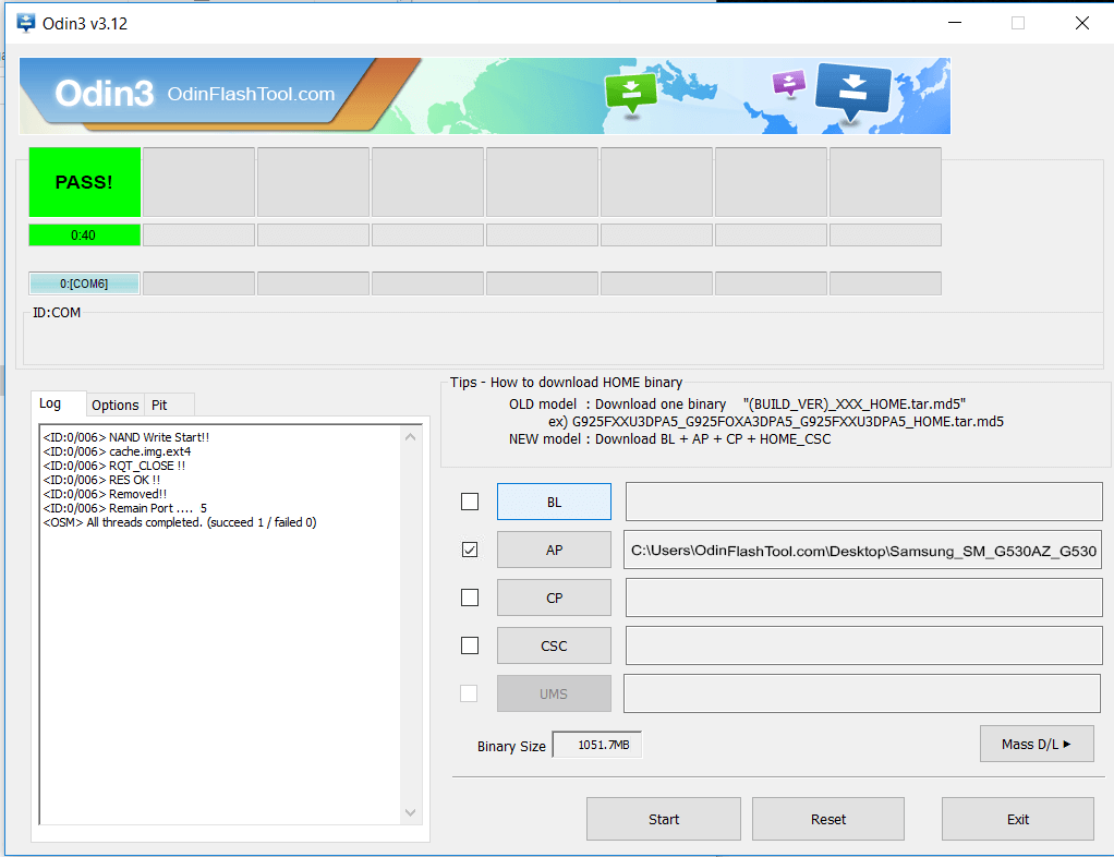 Root Samsung Galaxy S6 SM-G920PZ